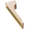 image3quotW x 6quotD x 9quotH Classic Hughes Rough Cedar Woodgrain TimberThane Corbel Primed Tan4in W x 8in D x 24in H