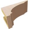 image3quotW x 6quotD x 9quotH Classic Hughes Rough Cedar Woodgrain TimberThane Corbel Primed Tan4in W x 8in D x 4in H
