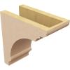 image3quotW x 6quotD x 9quotH Classic Hughes Rough Cedar Woodgrain TimberThane Corbel Primed Tan5in W x 10in D x 10in H