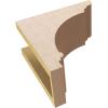 image3quotW x 6quotD x 9quotH Classic Hughes Rough Cedar Woodgrain TimberThane Corbel Primed Tan5in W x 10in D x 10in H