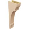 image3quotW x 6quotD x 9quotH Classic Hughes Rough Cedar Woodgrain TimberThane Corbel Primed Tan5in W x 10in D x 30in H