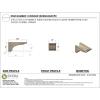 image3quotW x 6quotD x 9quotH Classic Hughes Rough Cedar Woodgrain TimberThane Corbel Primed Tan5in W x 10in D x 5in H