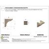 image3quotW x 6quotD x 9quotH Classic Hughes Rough Cedar Woodgrain TimberThane Corbel Primed Tan5in W x 5in D x 5in H