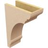 image3quotW x 6quotD x 9quotH Classic Hughes Rough Cedar Woodgrain TimberThane Corbel Primed Tan6in W x 12in D x 18in H