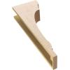 image3quotW x 6quotD x 9quotH Classic Hughes Rough Cedar Woodgrain TimberThane Corbel Primed Tan6in W x 12in D x 36in H