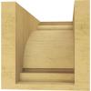 image3quotW x 6quotD x 9quotH Classic Hughes Rough Cedar Woodgrain TimberThane Corbel Primed Tan6in W x 12in D x 6in H