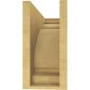 image3quotW x 6quotD x 9quotH Classic Hughes Rough Cedar Woodgrain TimberThane Corbel Primed Tan6in W x 18in D x 12in H