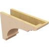 image3quotW x 6quotD x 9quotH Classic Hughes Rough Cedar Woodgrain TimberThane Corbel Primed Tan6in W x 18in D x 12in H