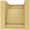 image3quotW x 6quotD x 9quotH Classic Hughes Rough Cedar Woodgrain TimberThane Corbel Primed Tan6in W x 6in D x 6in H