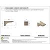 image3quotW x 6quotD x 9quotH Classic Hughes Rough Cedar Woodgrain TimberThane Corbel Primed Tan7in W x 14in D x 7in H