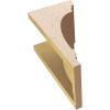 image3quotW x 6quotD x 9quotH Classic Hughes Rough Cedar Woodgrain TimberThane Corbel Primed Tan7in W x 7in D x 14in H