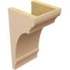 image3quotW x 6quotD x 9quotH Classic Hughes Rough Cedar Woodgrain TimberThane Corbel Primed Tan7in W x 7in D x 14in H
