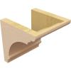 image3quotW x 6quotD x 9quotH Classic Hughes Rough Cedar Woodgrain TimberThane Corbel Primed Tan7in W x 7in D x 7in H