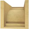 image3quotW x 6quotD x 9quotH Classic Hughes Rough Cedar Woodgrain TimberThane Corbel Primed Tan8in W x 16in D x 8in H