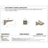 image3quotW x 6quotD x 9quotH Classic Hughes Rough Cedar Woodgrain TimberThane Corbel Primed Tan8in W x 16in D x 8in H