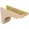 image3quotW x 6quotD x 9quotH Classic Hughes Rough Cedar Woodgrain TimberThane Corbel Primed Tan8in W x 24in D x 16in H