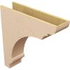 image3quotW x 6quotD x 9quotH Classic Hughes Rough Cedar Woodgrain TimberThane Corbel Primed Tan8in W x 32in D x 32in H
