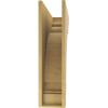 image3quotW x 6quotD x 9quotH Classic Hughes Rough Cedar Woodgrain TimberThane Corbel Primed Tan8in W x 32in D x 32in H