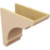 image3quotW x 6quotD x 9quotH Classic Hughes Rough Cedar Woodgrain TimberThane Corbel Primed Tan9in W x 18in D x 18in H