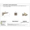 image3quotW x 6quotD x 9quotH Classic Hughes Rough Cedar Woodgrain TimberThane Corbel Primed Tan9in W x 18in D x 9in H