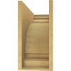 image3quotW x 6quotD x 9quotH Classic Hughes Rough Cedar Woodgrain TimberThane Corbel Primed Tan9in W x 27in D x 18in H