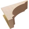image3quotW x 6quotD x 9quotH Classic Hughes Rough Cedar Woodgrain TimberThane Corbel Primed Tan9in W x 27in D x 18in H