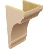 image3quotW x 6quotD x 9quotH Classic Hughes Rough Cedar Woodgrain TimberThane Corbel Primed Tan9in W x 9in D x 18in H