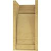image3quotW x 6quotD x 9quotH Classic Hughes Rough Cedar Woodgrain TimberThane Corbel Primed Tan9in W x 9in D x 18in H