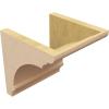 image3quotW x 6quotD x 9quotH Classic Hughes Rough Cedar Woodgrain TimberThane Corbel Primed Tan9in W x 9in D x 9in H