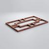imageEkena Millwork 10 14quotW x 15 38quotH x 38quotT Medium Hastings Decorative Fretwork Wall Panels in Architectural Grade PVCExtra Small x 0375in T