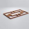imageEkena Millwork 10 14quotW x 15 38quotH x 38quotT Medium Hastings Decorative Fretwork Wall Panels in Architectural Grade PVCExtra Small x 0375in T