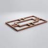 imageEkena Millwork 10 14quotW x 15 38quotH x 38quotT Medium Hastings Decorative Fretwork Wall Panels in Architectural Grade PVCExtra Small x 0375in T