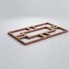 imageEkena Millwork 10 14quotW x 15 38quotH x 38quotT Medium Hastings Decorative Fretwork Wall Panels in Architectural Grade PVCExtra Small x 0375in T