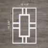 imageEkena Millwork 10 14quotW x 15 38quotH x 38quotT Medium Hastings Decorative Fretwork Wall Panels in Architectural Grade PVCMedium x 0375in T