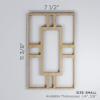 imageEkena Millwork 10 14quotW x 15 38quotH x 38quotT Medium Hastings Decorative Fretwork Wall Panels in Architectural Grade PVCSmall x 0375in T