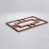 imageEkena Millwork 10 14quotW x 15 38quotH x 38quotT Medium Hastings Decorative Fretwork Wall Panels in Architectural Grade PVCSmall x 0375in T