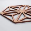 imageEkena Millwork 15 38quotW x 17 34quotH x 38quotT Medium Hampton Decorative Fretwork Wall Panels in Architectural Grade PVCCherry