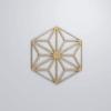 imageEkena Millwork 15 38quotW x 17 34quotH x 38quotT Medium Hampton Decorative Fretwork Wall Panels in Architectural Grade PVCHickory