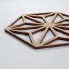 imageEkena Millwork 15 38quotW x 17 34quotH x 38quotT Medium Hampton Decorative Fretwork Wall Panels in Architectural Grade PVCHickory