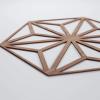 imageEkena Millwork 15 38quotW x 17 34quotH x 38quotT Medium Hampton Decorative Fretwork Wall Panels in Architectural Grade PVCWalnut