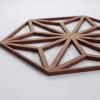 imageEkena Millwork 15 38quotW x 17 34quotH x 38quotT Medium Hampton Decorative Fretwork Wall Panels in Architectural Grade PVCWalnut