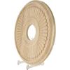 imageEkena Millwork 16quotOD x 3 78quotID x 1 18quotP Carved Berkshire Ceiling Medallion Maple Fits Canopies up to 5 14quotRed Oak