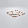 imageEkena Millwork 23 38quotW x 23 38quotH x 38quotT Large Crosby Decorative Fretwork Wall Panels in Architectural Grade PVCAlder
