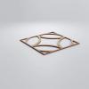 imageEkena Millwork 23 38quotW x 23 38quotH x 38quotT Large Crosby Decorative Fretwork Wall Panels in Architectural Grade PVCHickory