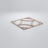 imageEkena Millwork 23 38quotW x 23 38quotH x 38quotT Large Crosby Decorative Fretwork Wall Panels in Architectural Grade PVCHickory