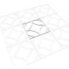 imageEkena Millwork 23 38quotW x 23 38quotH x 38quotT Large Crosby Decorative Fretwork Wall Panels in Architectural Grade PVCPVC