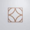 imageEkena Millwork 23 38quotW x 23 38quotH x 38quotT Large Crosby Decorative Fretwork Wall Panels in Architectural Grade PVCPaint Grade MDF