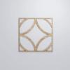 imageEkena Millwork 23 38quotW x 23 38quotH x 38quotT Large Crosby Decorative Fretwork Wall Panels in Architectural Grade PVCRed Oak
