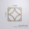 imageEkena Millwork 23 38quotW x 23 38quotH x 38quotT Large Crosby Decorative Fretwork Wall Panels in Architectural Grade PVCWalnut