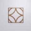 imageEkena Millwork 23 38quotW x 23 38quotH x 38quotT Large Crosby Decorative Fretwork Wall Panels in Architectural Grade PVCWalnut